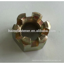 Zinc-Plated Hex Head Slotted Nuts M4-M24